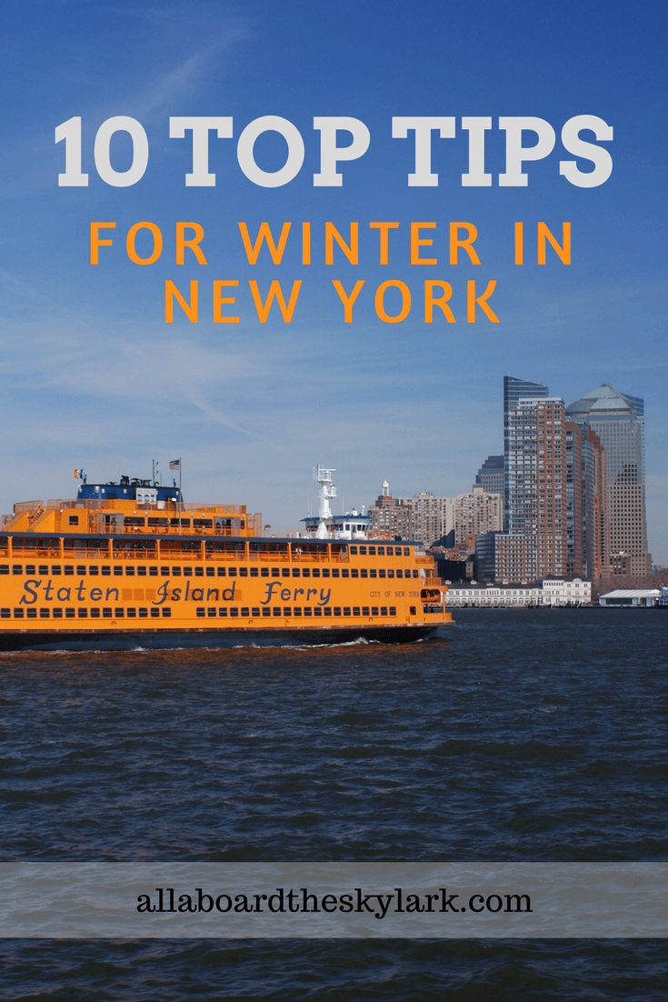 10 Top Tips Winter in NYC