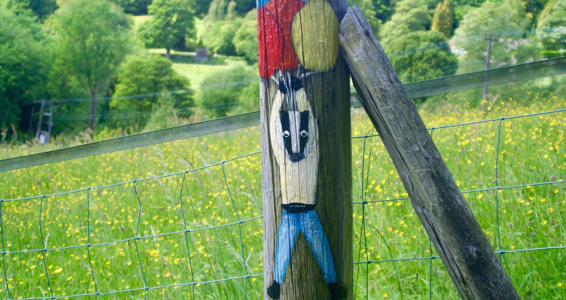 Badgers on the Laurie Lee Wildlife Way (© Sara Chardin)