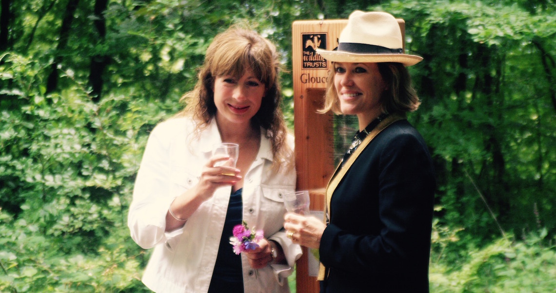 Cerys Matthews & Jessy Lee at the official opening (© Sara Chardin)