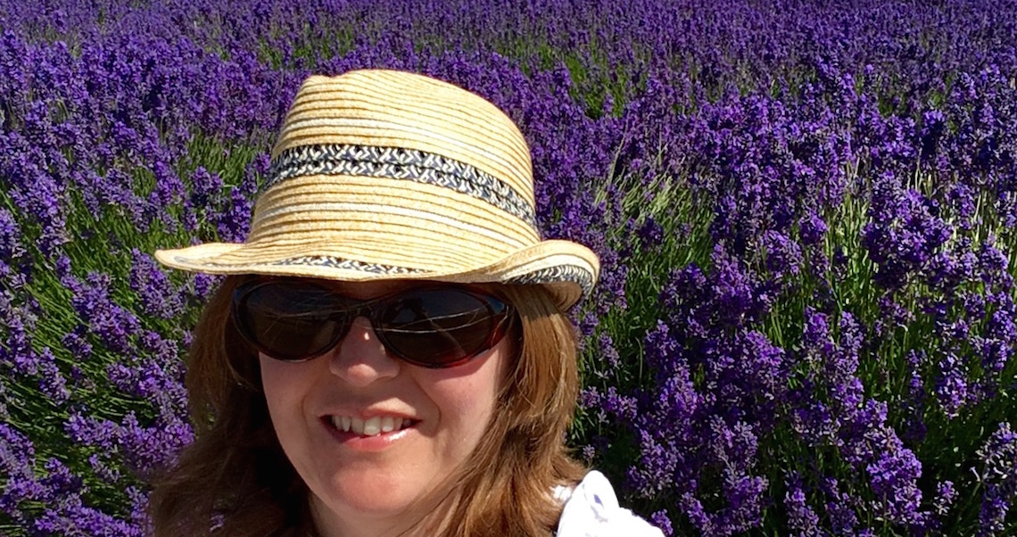 Me at Cotswold Lavender