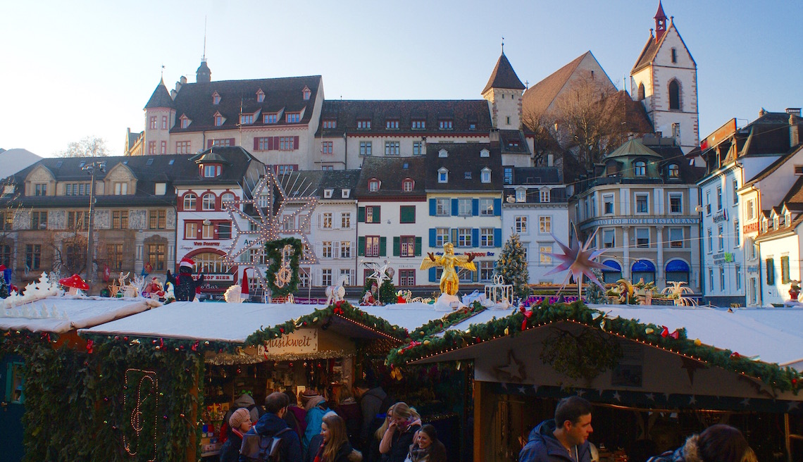 Christmas Market at Barfusserplatz