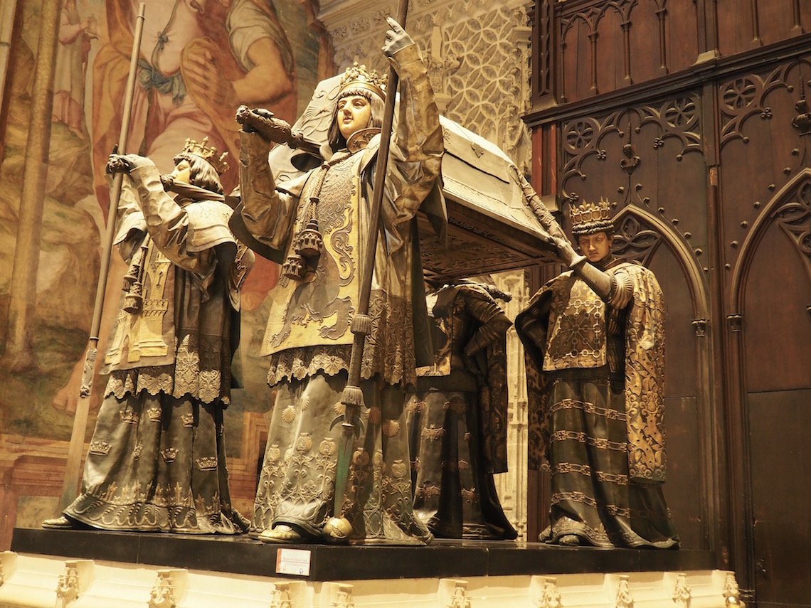Christopher Columbus Mausoleum in Seville Cathedral
