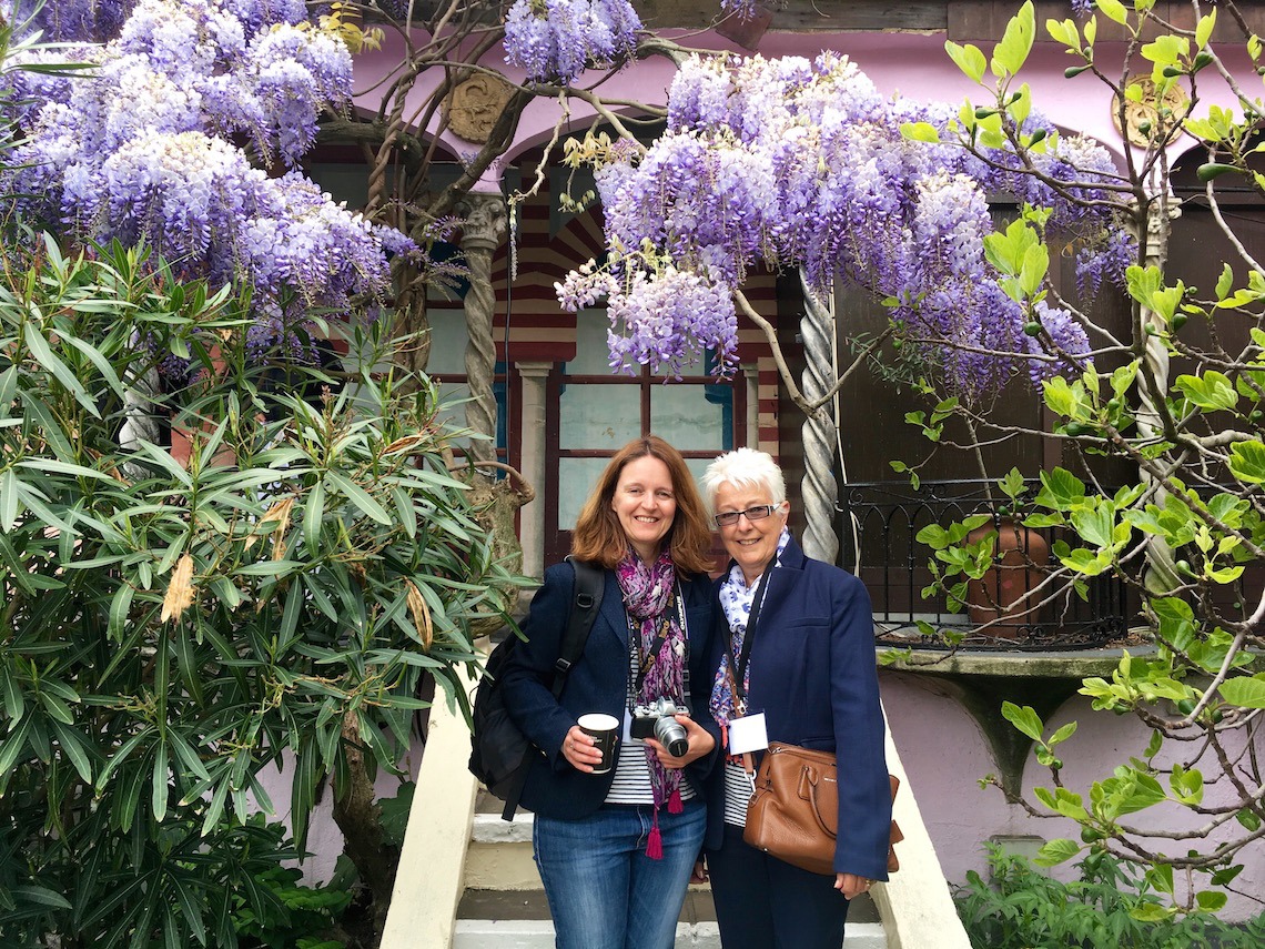 Mum and I celebrating National Tea Day