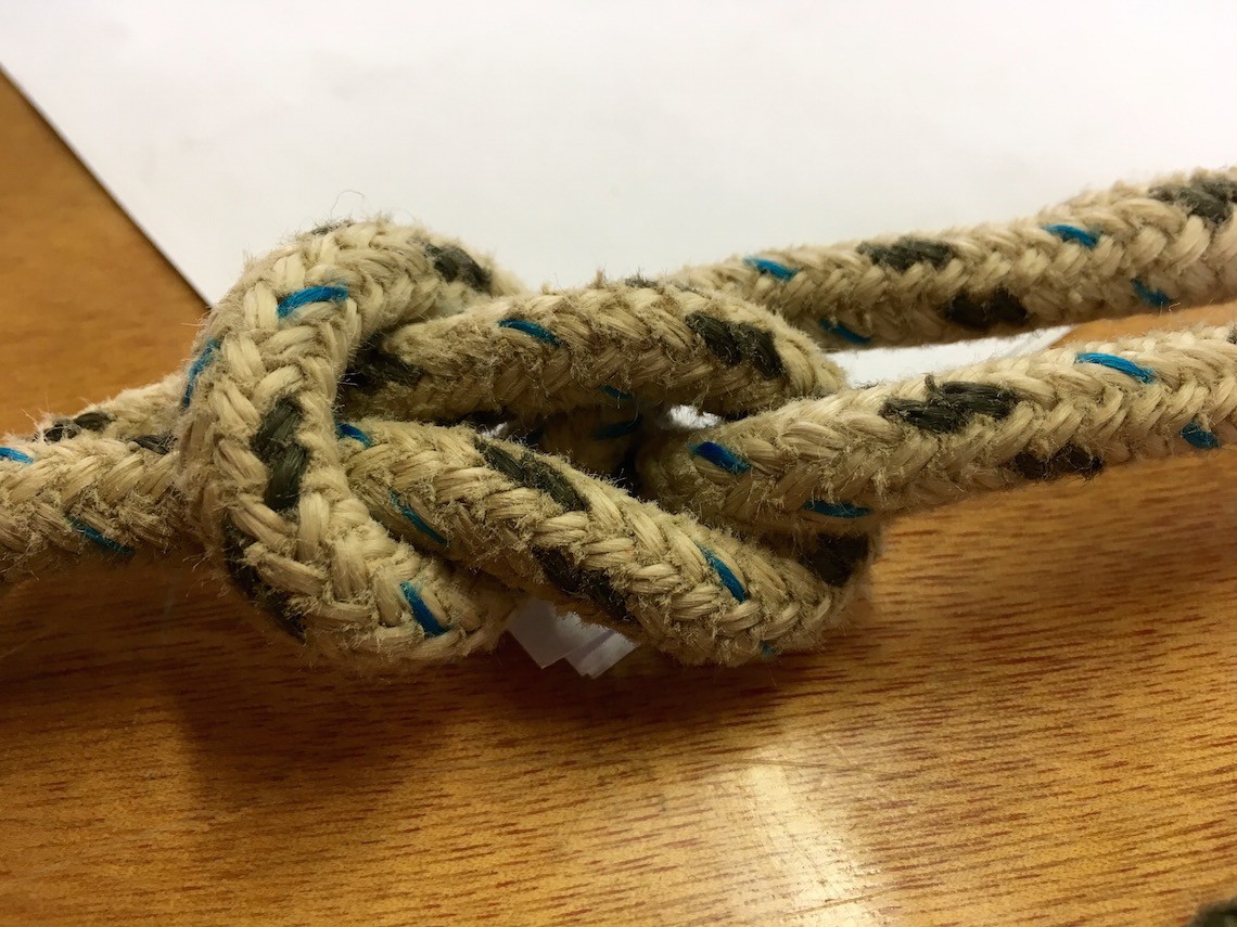 Knot tying lessons, learning to sail in Cornwall