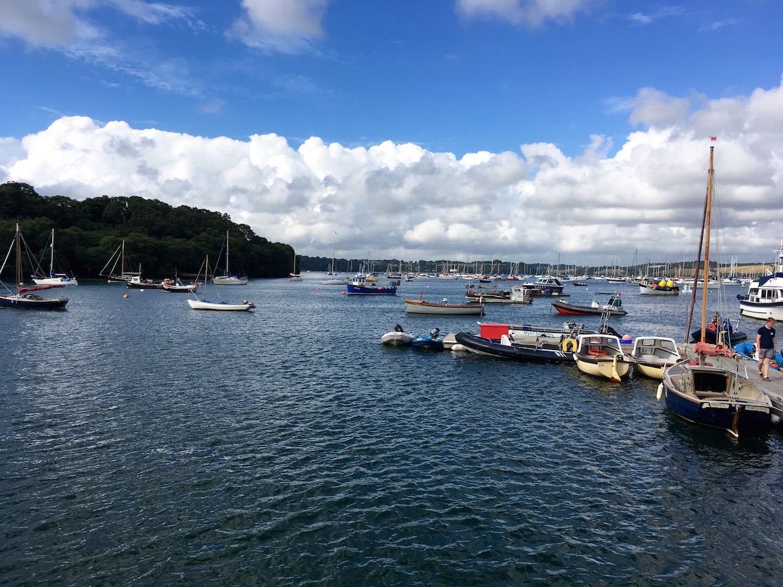 The River Fal, learning to sail in Cornwall