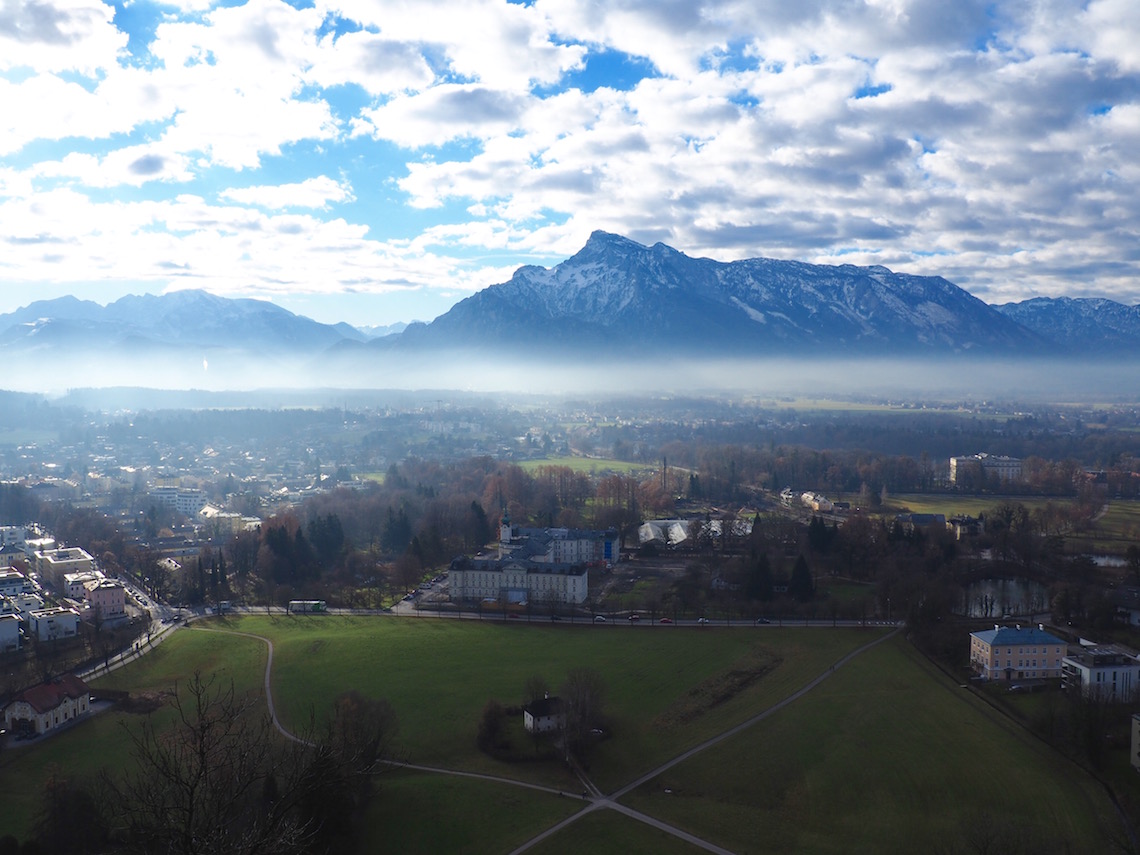 Mountain view from Fortress Hohensalzburg 