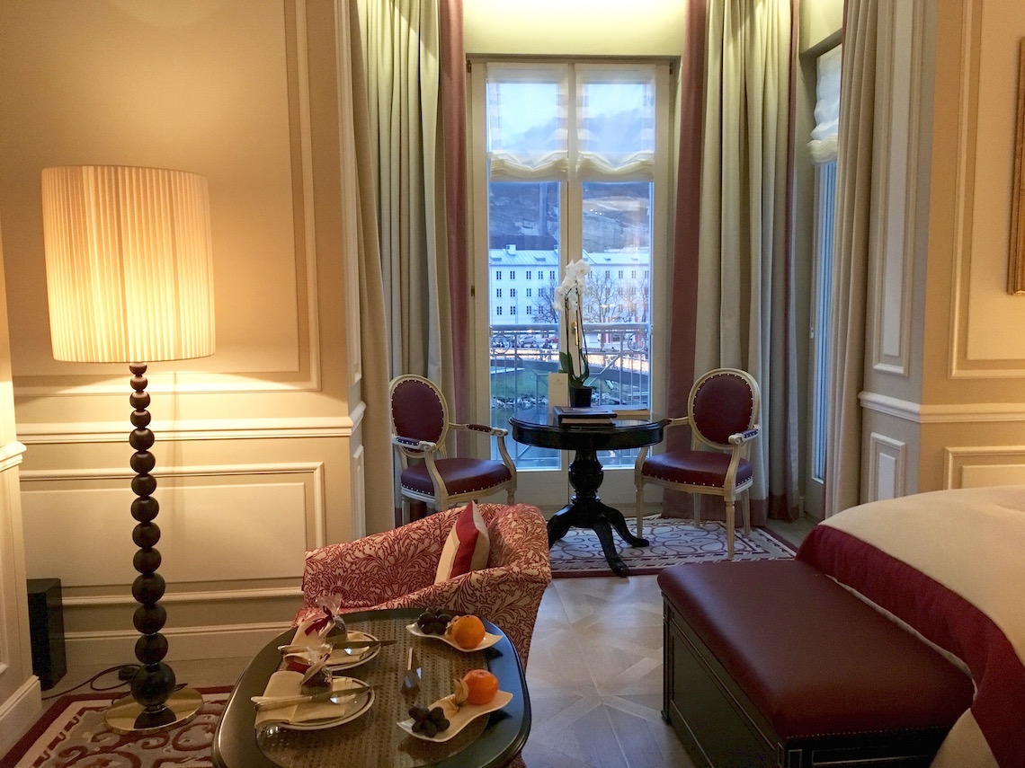 Our room at Hotel Sacher Salzburg