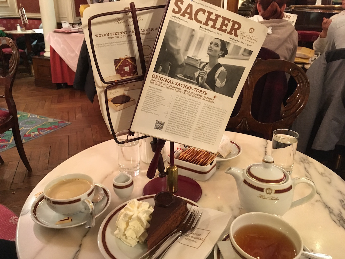 Sacher Torte at the Cafe Sacher