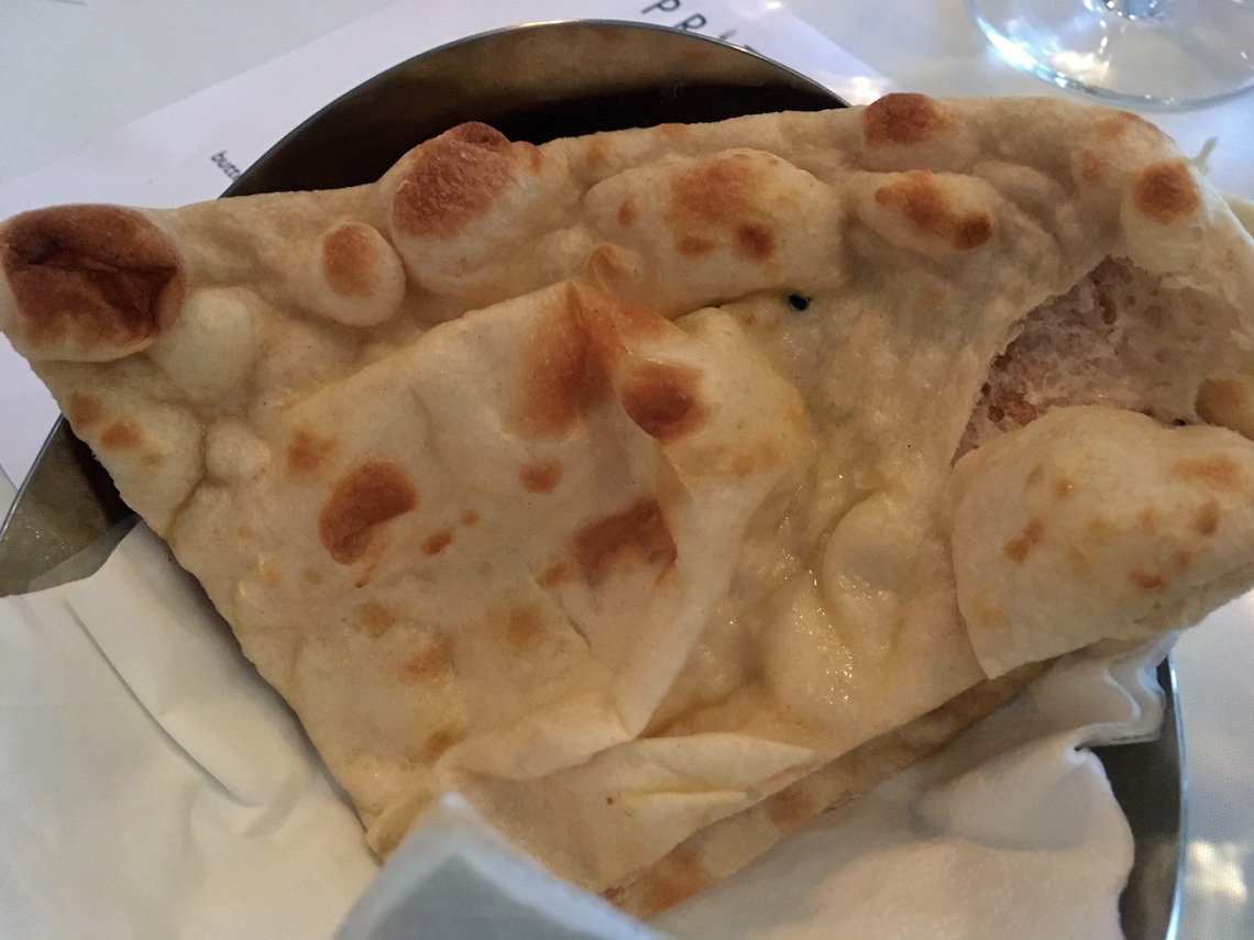 Sensational truffle naan bread