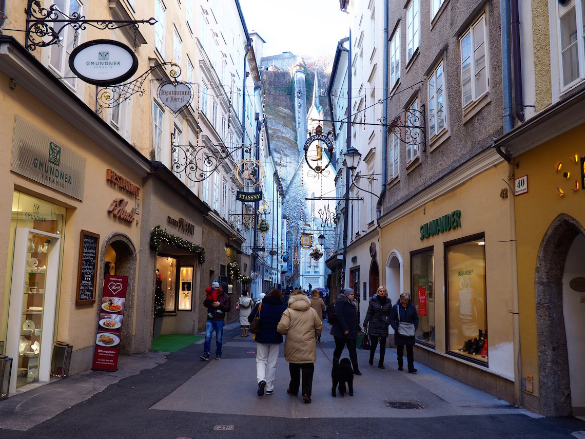 Shopping on Getreidegasse