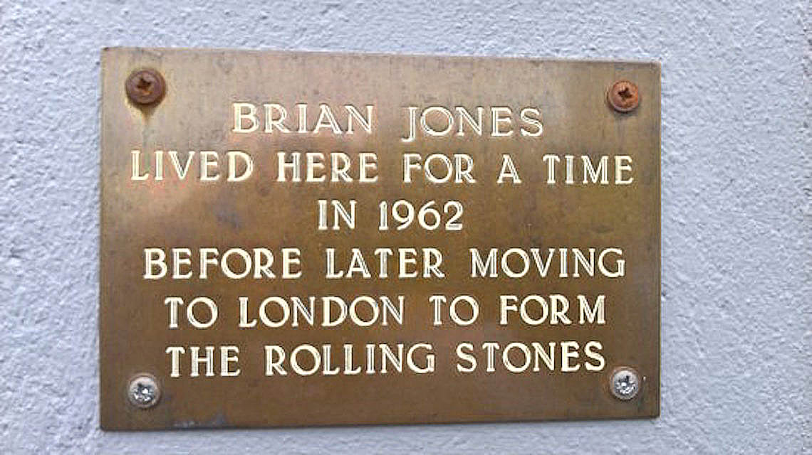 Brian Jones lived here