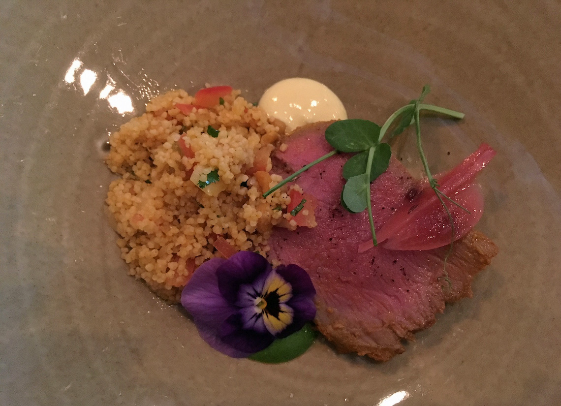 Welsh lamb, Indian fine dining