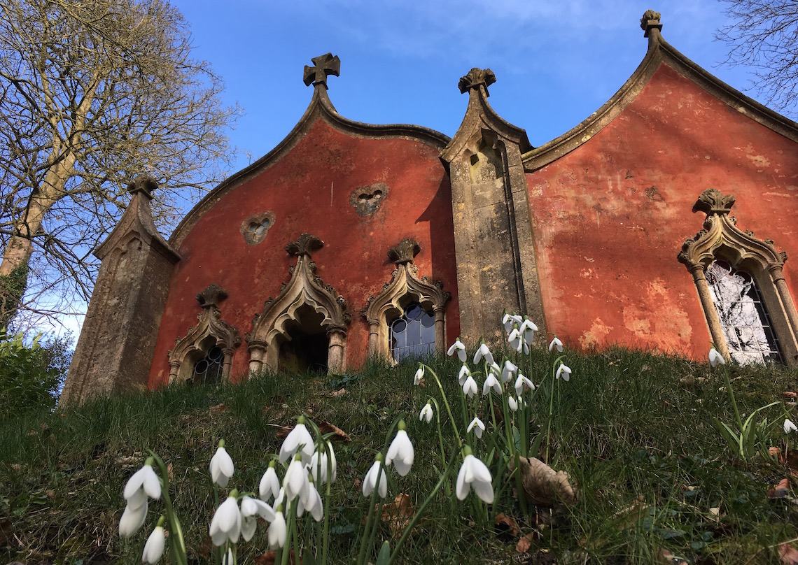 The Red House at Painswick Rococo Garden