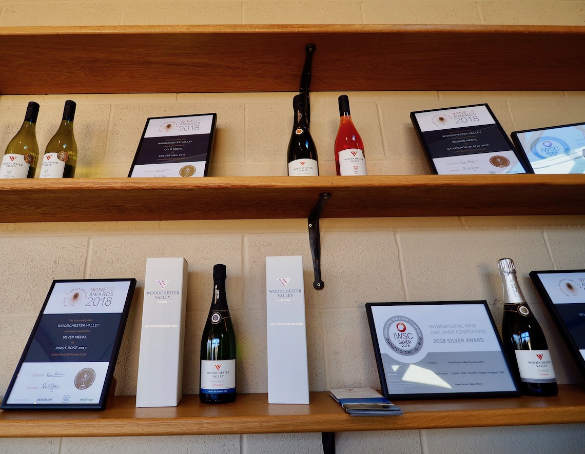Awards won by Woodchester Valley Vineyard