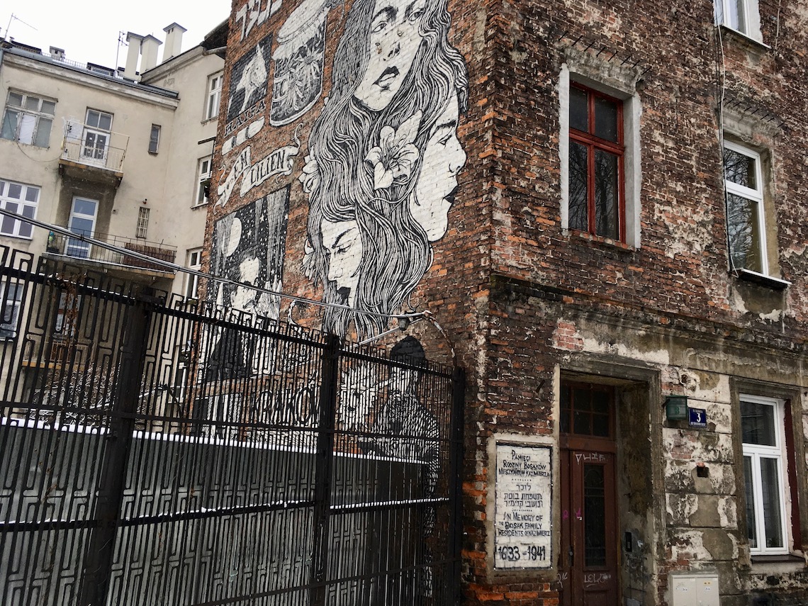 Abandoned apartment building in Kazimierz