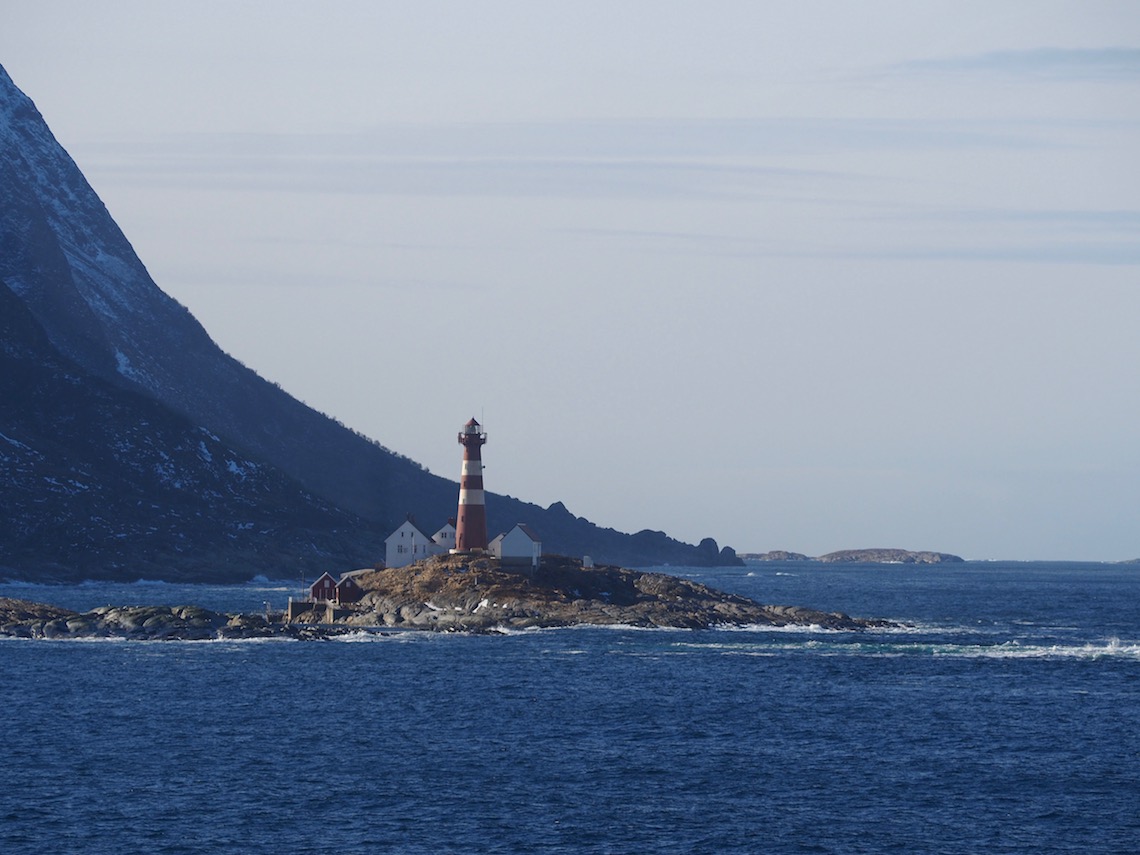 Journey south from Tromso on the Viking Sky, 22nd March